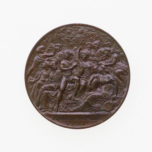 第4回 創作メダル彫刻展 記念メダル 「ミューズ」